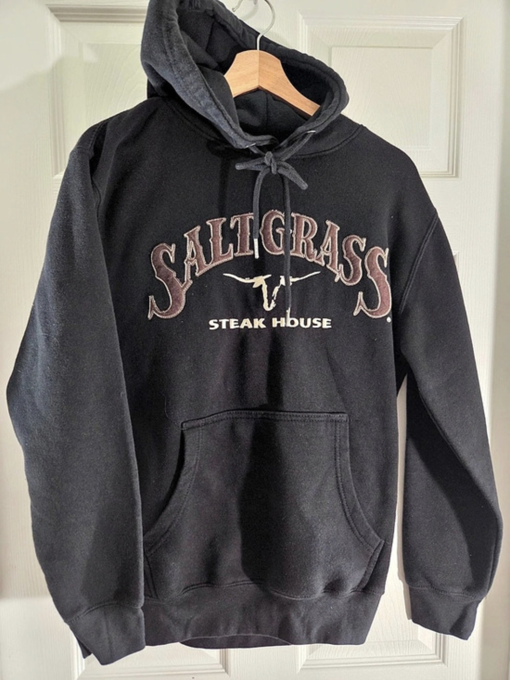 Lone Rock Clothing Trust the Shirt Salt Grass Steak House Graphic Hoodie Medium